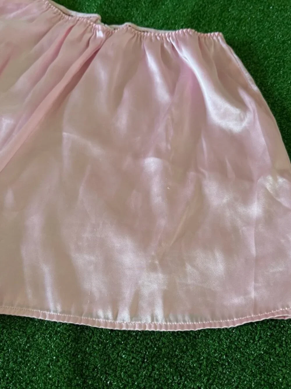 Secret Treasures High Waist Satin Light Pink Coquette Pajama Shorts Size L